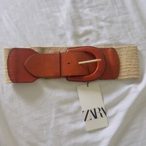 Zara limited edition pure leather minimalist belt you cannot miss